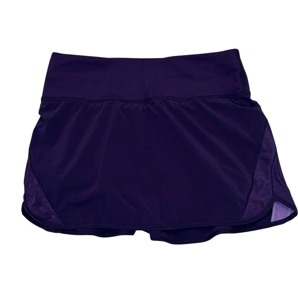 Lululemon Photo Finish Skort Size 2 Dark Court Purple Lightweight Running Skirt - Picture 4 of 9